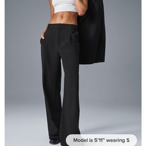 ALO high-waist pursuit trouser (long)